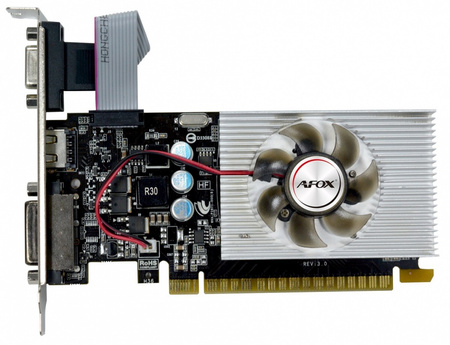 AFOX KARTA GRAFICZNA - GEFORCE GT220 1GB DDR3 64BIT DVI HDMI VGA LP